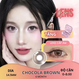 Lens cấp ẩm CHOCOLA BROWN cấp ẩm cho mắt nhạy cảm ( Giảm giá 35k khách hàng mới ) gamilens