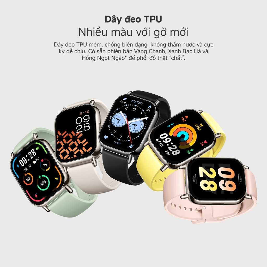 Ảnh Đồng Hồ Thông Minh Xiaomi Redmi Watch 5 LITE/ 5 ACTIVE - Hàng Chính Hãng, Bản Quốc Tế Có Tiếng Việt 3