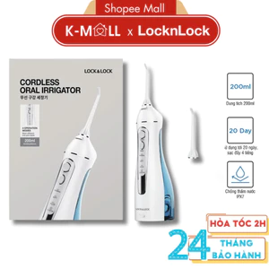 Máy tăm nước không dây Lock&Lock Cordless Oral Irrigator ENR156BLU - K-MALL