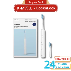 Bàn chải điện LocknLock Electric toothbrush Màu trắng ENR331WHT 4 chế độ hẹn giờ thông minh - K-MALL