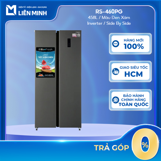 RS-460PG | RS-460PBW - Tủ Lạnh Side by Side Casper Inverter 458 Lít