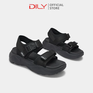 Sandal nữ DILY đế cao tiện lợi, đi học, đi làm, đi chơi, giày xăng đan nữ mũi tròn cao 5.5cm DL0576