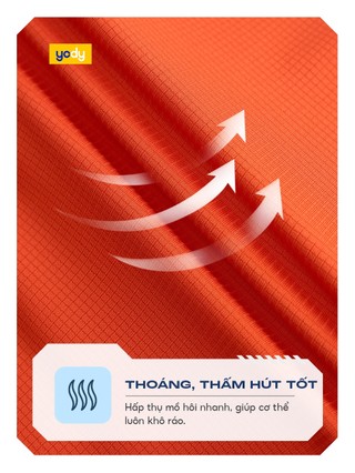 Áo thun thể thao nữ YODY Sport dệt jacquard siêu nhẹ, năng động, thoáng mát, thấm hút tốt WATS25S111