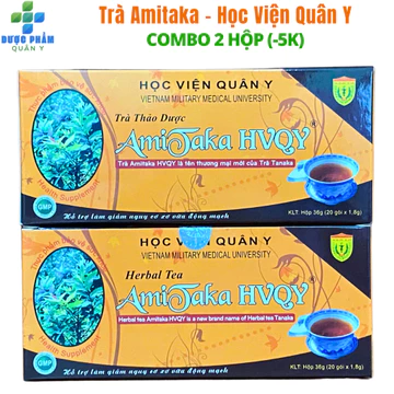 2 Hộp Trà Amitaka Học Viện Quân Y Giúp Bền Thành Mạch Máu,Hạ Mỡ Máu Và Giảm Nguy Cơ Xơ Vữa Động Mạch