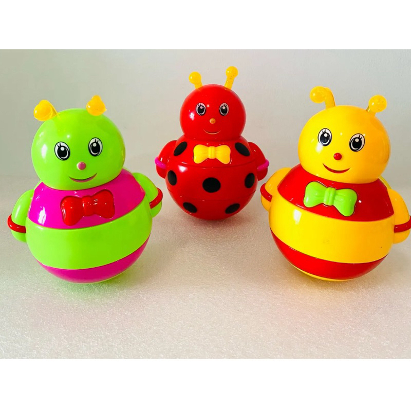 Đồ chơi lật đật con ong lắc lư có đèn và nhạc vui nhộn dành cho bé trai, bé gái