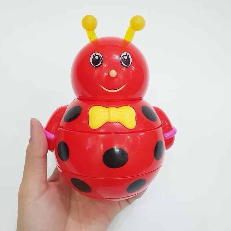 Đồ chơi lật đật con ong lắc lư có đèn và nhạc vui nhộn dành cho bé trai, bé gái