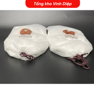 Túi gấu 100 màng bọc thực phẩm có chun co giãn, tái sử dụng được