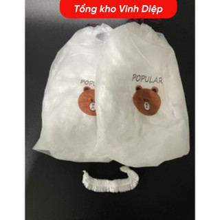 Túi gấu 100 màng bọc thực phẩm có chun co giãn, tái sử dụng được