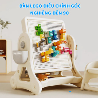 Bộ Bàn Ghế Đa Năng Cao Cấp Pakey, Bàn Chơi Xếp Hình Kèm 400 Chi Tiết Lego, Bảng Vẽ Rèn Luyện Tính Sáng Tạo Cho Bé