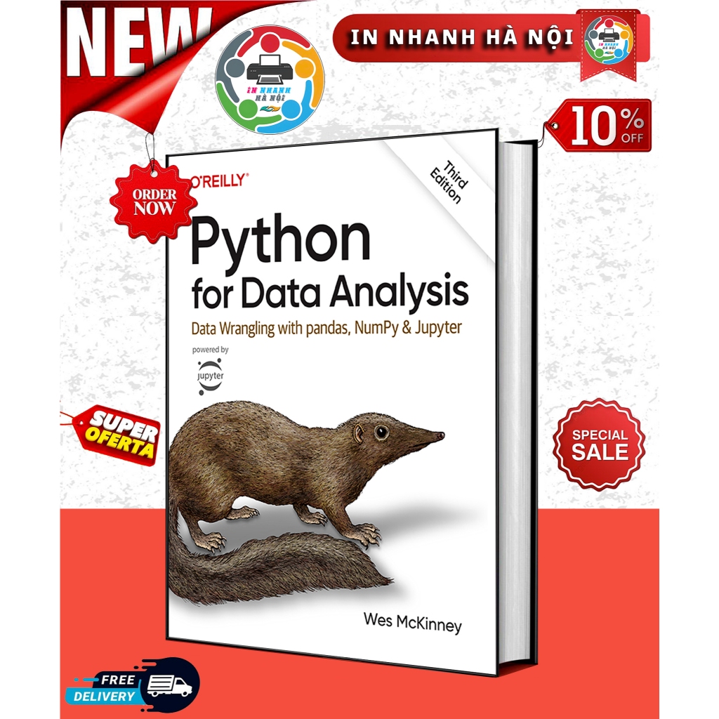Tập giấy để in Python for Data Analysis, 3rd Edition | Shopee Việt Nam