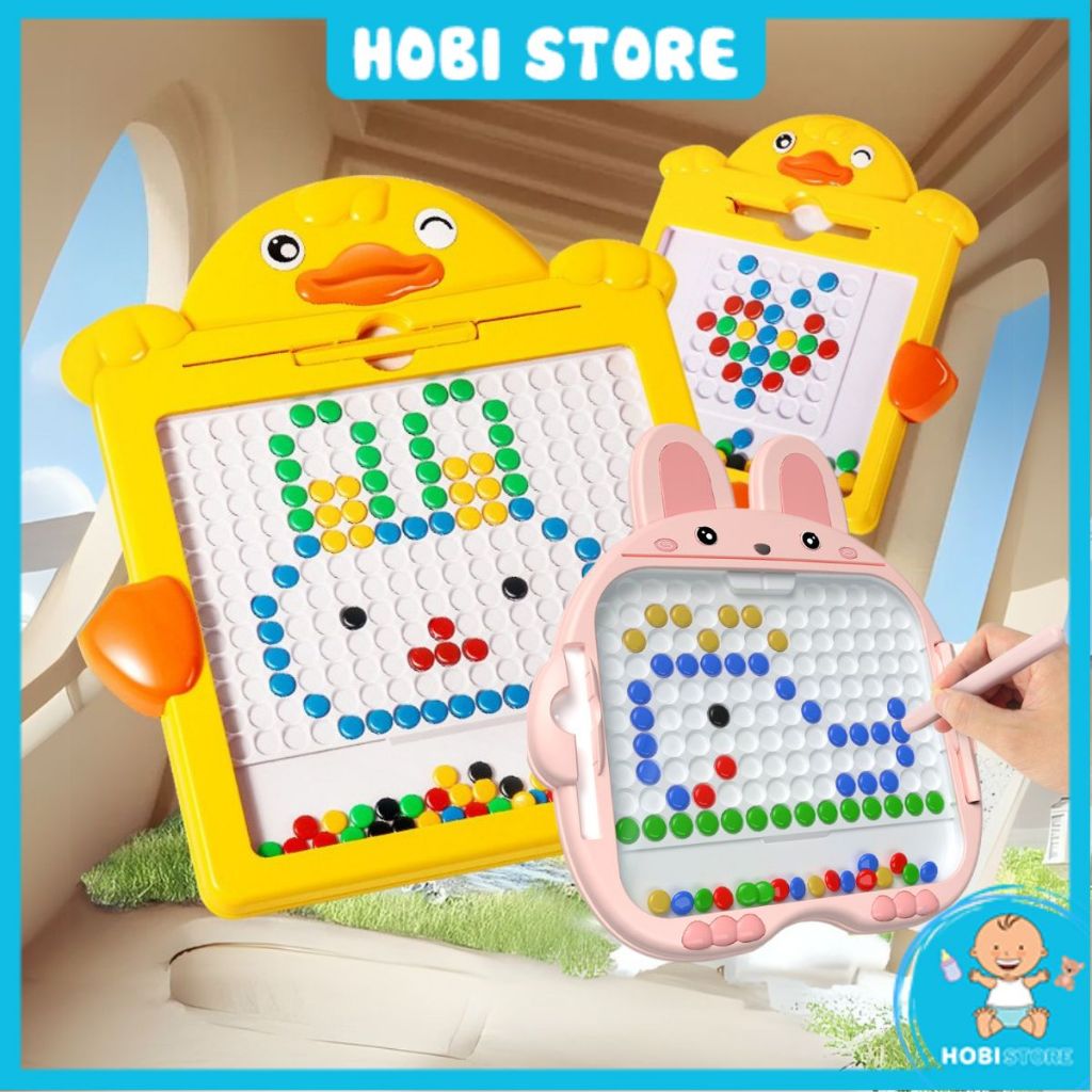 Bảng vẽ nam châm cho bé phát triển tư duy phối hợp tay mắt ,đồ chơi giáo dục tư duy sớm bảng từ tính nam châm