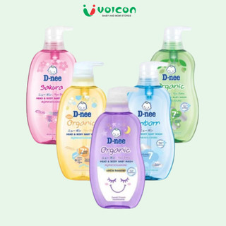 Sữa tắm gội toàn thân 2 trong 1 Dnee dịu nhẹ thơm mát cho bé 750ml/380ml