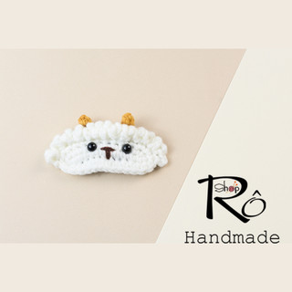 Kẹp tóc con cừu bông dễ thương cho nữ và bé gái 6cm |Cặp tóc mái len Handmade  |Shop Rô Handmade