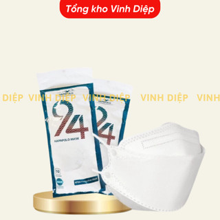 khẩu trang 4D Hàn Quốc KF94 BH98 kháng khuẩn, chống khói bụi không lem son, 1 túi
