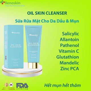Sữa Rửa Mặt Dành Cho Da Dầu Oil Skin Cleanser Kiềm Dầu, Làm Sạch Sâu Và Hỗ Trợ Làm Mờ Vết Thâm Mụn