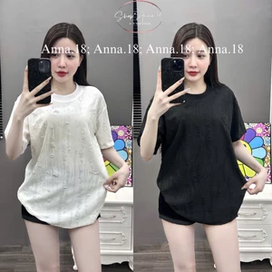 ÁO THUN XƯỚC FORM RỘNG ( XƯỚC _ TRƠN )FORM NAM NỮ DƯỚI 70KG