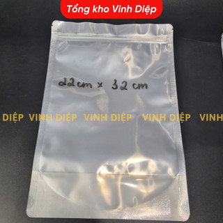 500g Túi zip bạc 1 mặt bạc 1 mặt trong đáy đứng nhiều kích thước