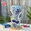Bình Hoa Gốm Sứ Bát Tràng Cao 30cm Khắc Vẽ Thủ Công Trang Trí Nhà Cửa Phòng Khách Đẹp GomDecorTSC