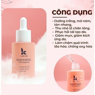 Serum Ampoule B3-b5 50ml Dưỡng Trắng, Phục Hồi K Lady Care, Serum Giảm Mụn, Thu Nhỏ Lỗ Chân Lông