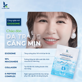 Combo 10 Miếng Mặt Nạ Dưỡng Trắng Multi Ampoule Whitening Mask K Lady Care 25ml – Phục Hồi & Cấp Ẩm Sâu Cho Mọi Loại Da