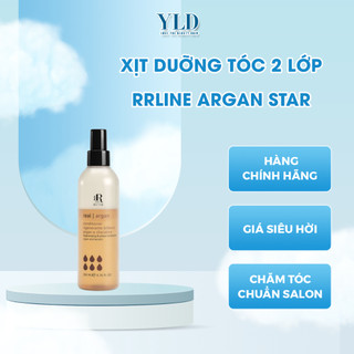 Xịt dưỡng 2 lớp dưỡng ẩm và phục hồi tóc Rrline Argan Leave in Conditioner 200ml