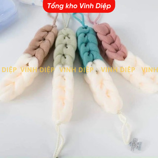 Bông tắm lưới mềm mịn tạo bọt, cọ tắm màu pastel - Hàng đẹp cao cấp