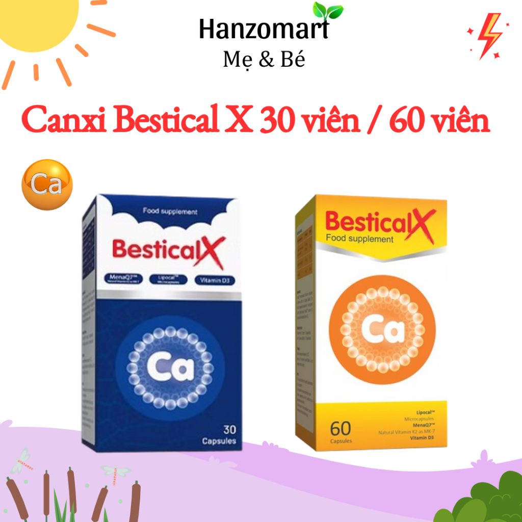 Canxi Bestical X - Canxi sinh học dạng viên trẻ đang trong giai đoạn phát triển chiều cao - hanzo2009
