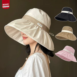 Mũ Chống Nắng Rộng Vành Chống Tia UV 99%, Nón Che Nắng Nữ Đi Biển Du Lịch, Có Thể Điều Chỉnh Độ Rộng