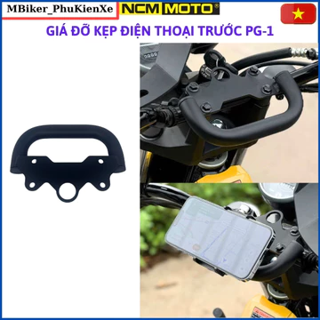 Giá đỡ kẹp điện thoại pg1, giá đỡ kẹp điện thoại cho pg1, phụ kiện gắn giá đỡ điện thoại pg1, mbiker