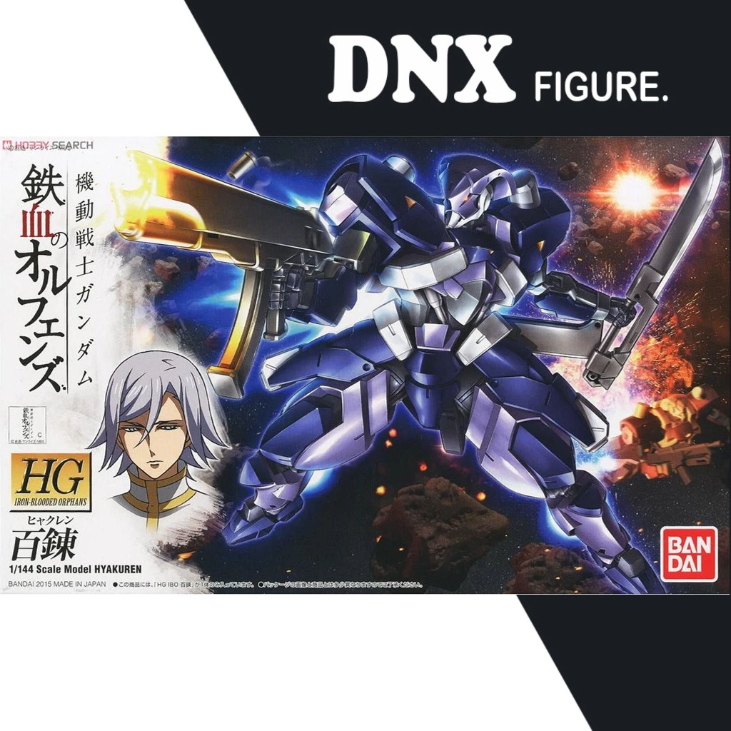 Mô hình lắp ráp HG IBO 1/144 HYAKUREN Iron-Blooded Orphans (New Seal)