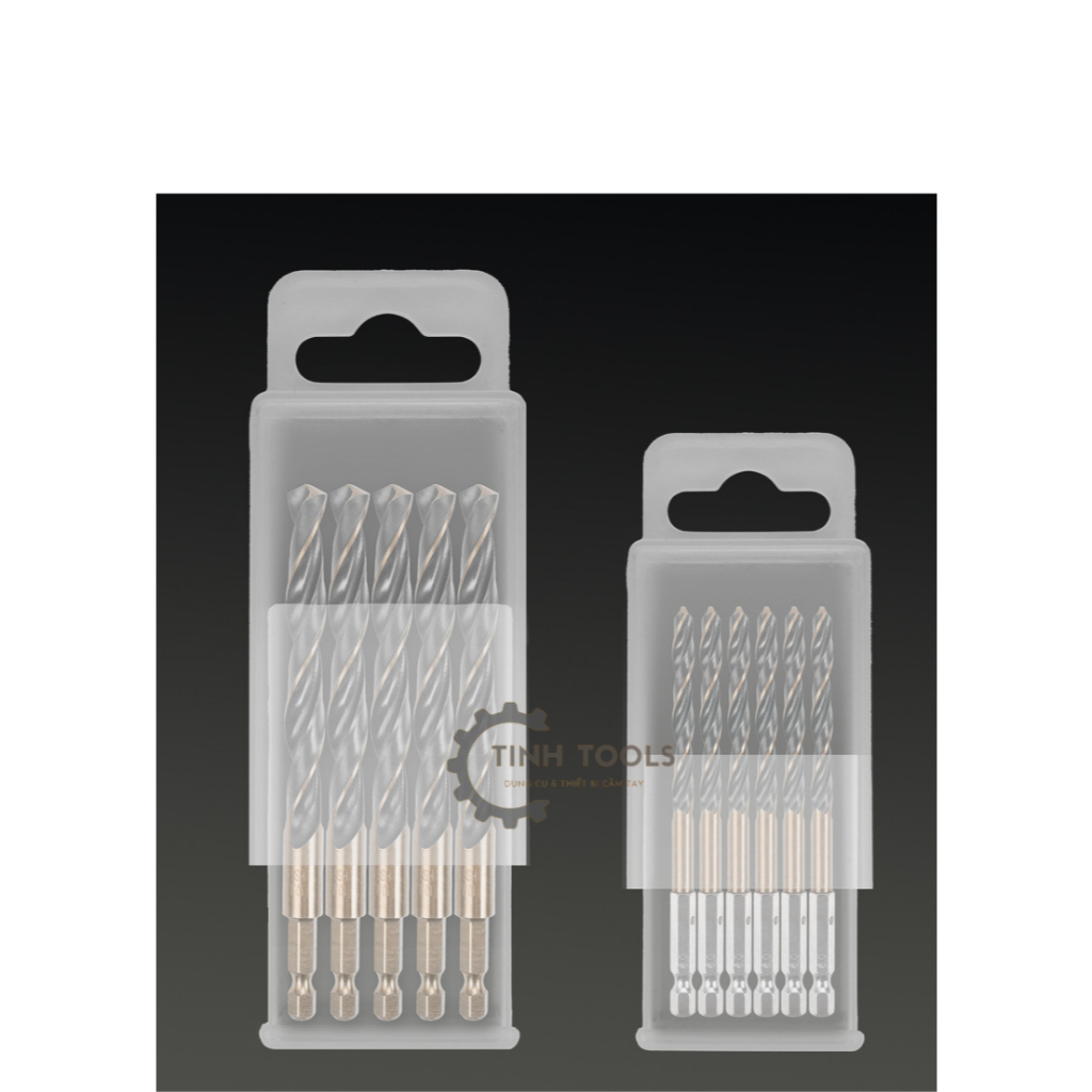 [TinhTools] Mũi Khoan Sắt Chuôi Lục Giác | Mũi khoan đuôi lục giác tốc độ cao 4341 đủ size (Đã test)