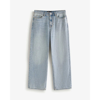 Quần denim nam (Quần jean) thêu nhỏ sau, vải mềm form straight - ROUTINE 10F25DPA006