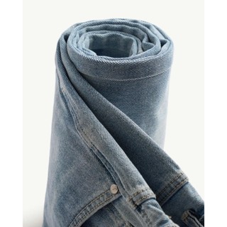 Quần denim nam (Quần jean) thêu nhỏ sau, vải mềm form straight - ROUTINE 10F25DPA006