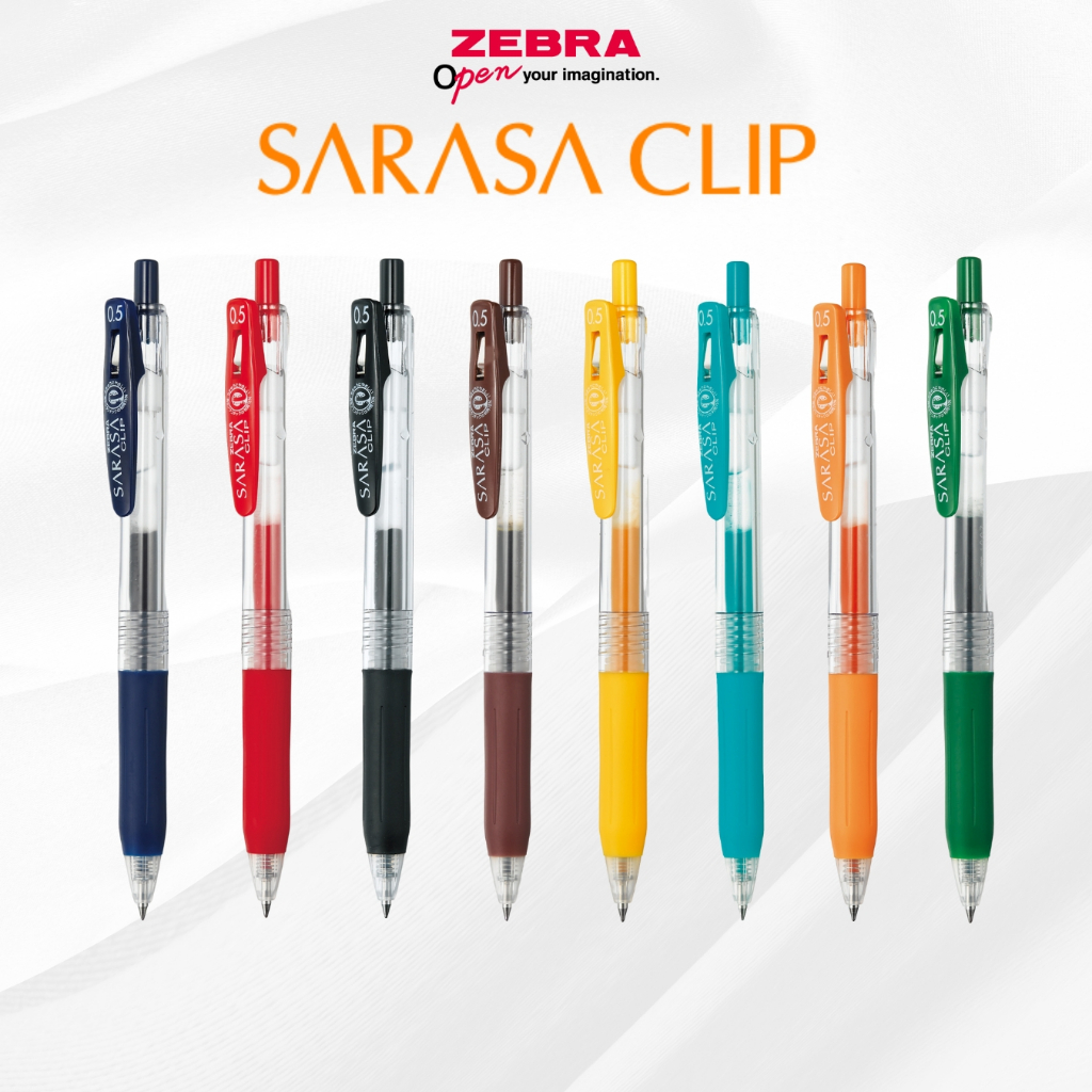 Ảnh Bút Gel Sarasa Clip 0.5mm Zebra Pen - Mực Sắc Nét, Chống Nước, Chống Phai [Chính Hãng] 2