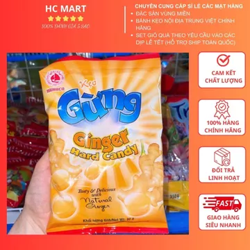 Kẹo Gừng, Kẹo Ngậm Ho Hải Hà gói 80g