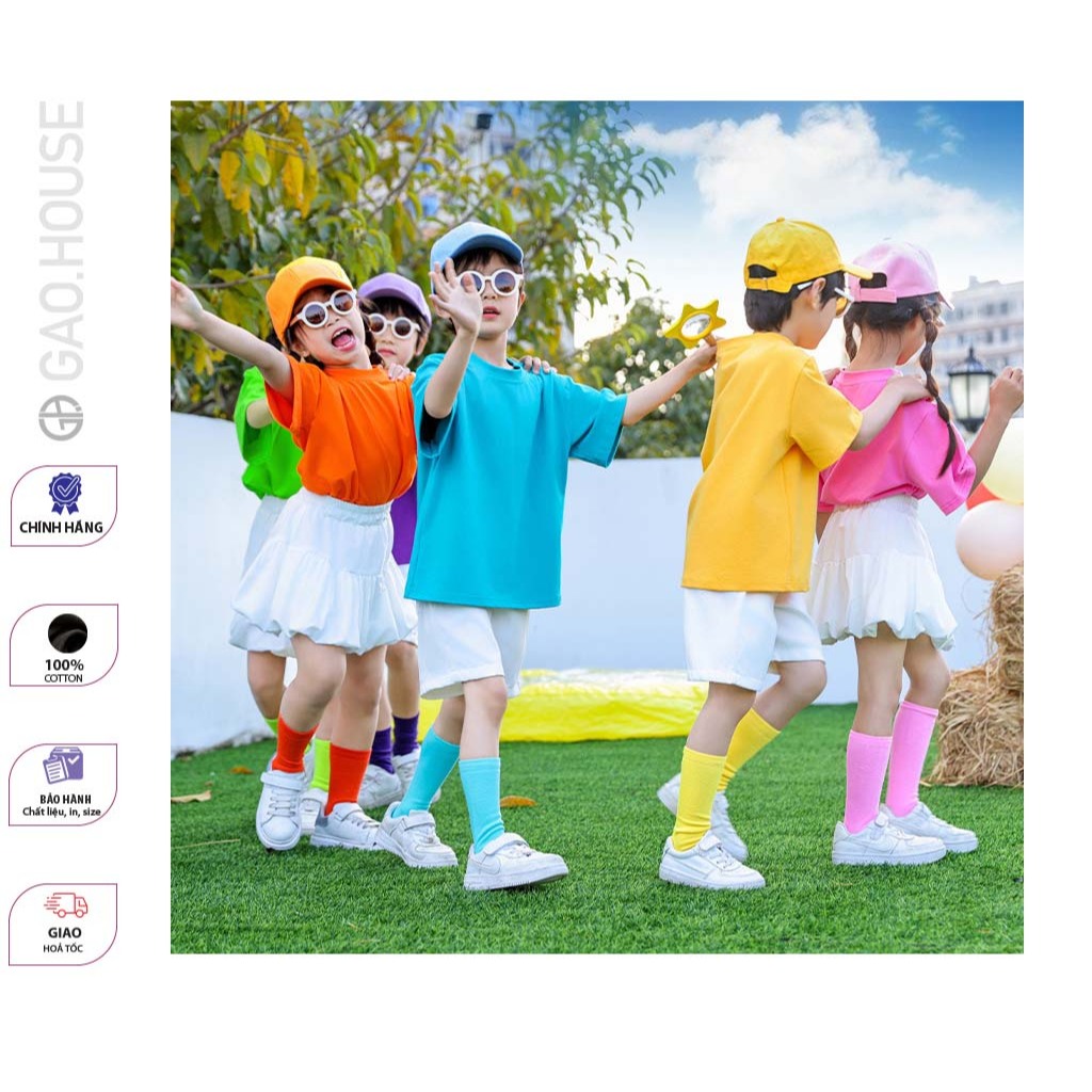 Ảnh Áo phông Gạo House bé cotton 100% – Dễ mặc, thoáng mát, thấm hút, bé học chơi đều thoải mái N7 1