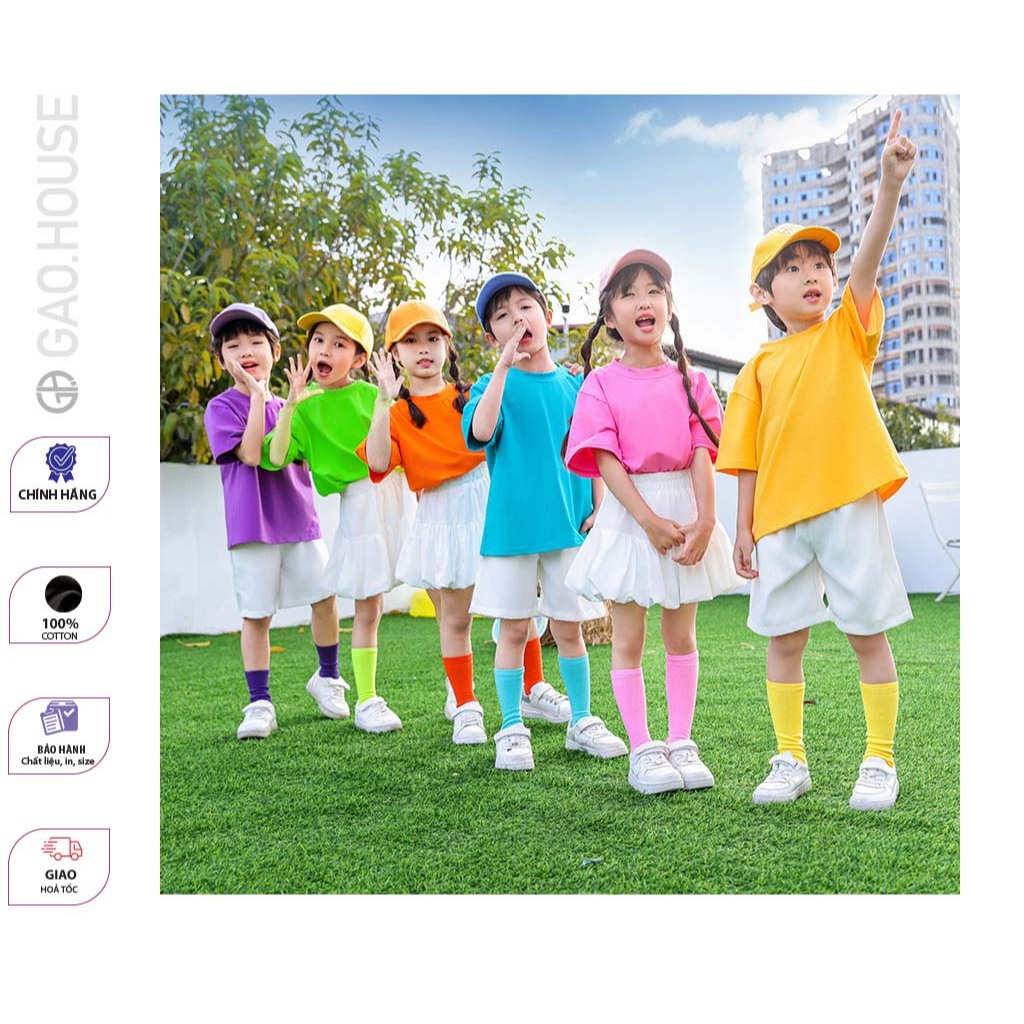 Ảnh Áo phông Gạo House bé cotton 100% – Dễ mặc, thoáng mát, thấm hút, bé học chơi đều thoải mái N7 2