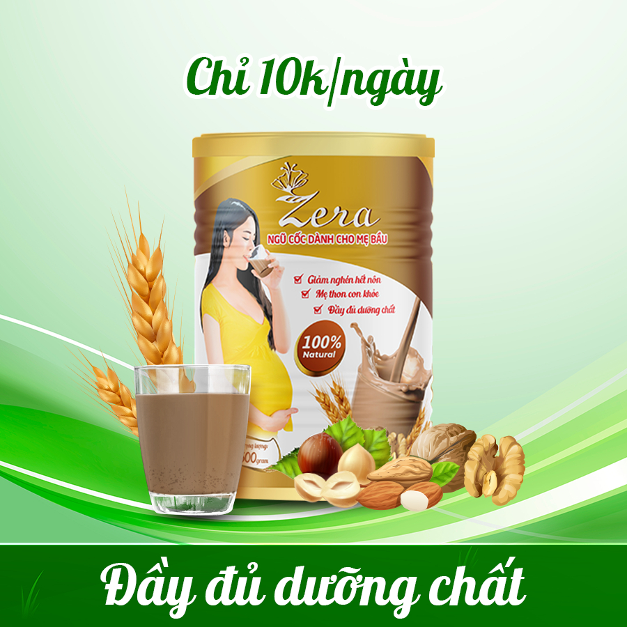 Ảnh Ngũ Cốc Zera Giành Cho Mẹ Bầu - Ngũ Cốc Dinh Dưỡng Giúp Mẹ Bầu Giảm Nghén - Tăng Cường Dưỡng Chất 2
