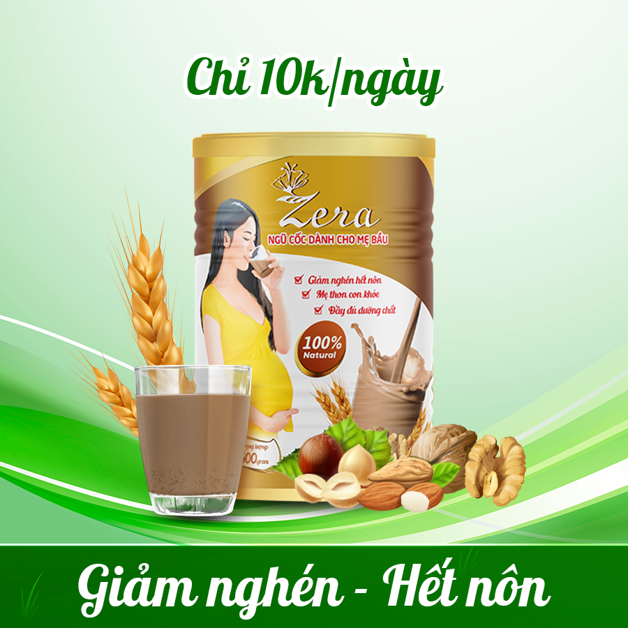 Ảnh Bột Ngũ Cốc Bầu Zera - Ngũ Cốc Dinh Dưỡng Giành Cho Mẹ Bầu - Ngũ cốc giúp mẹ giảm nghén , hết nôn 4