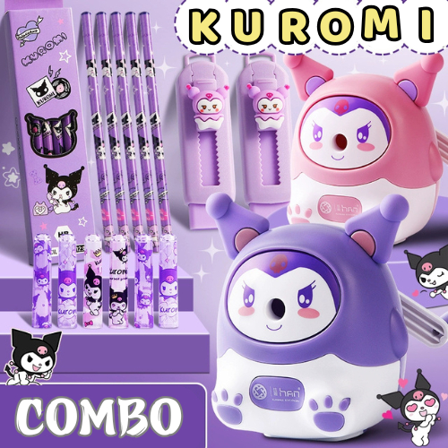 Combo Bút Gọt Tẩy Chì Dễ Thương Siêu Hot , Set Đồ Dùng Học Tập Dễ Thương Cho Bé Trải Nghiệm