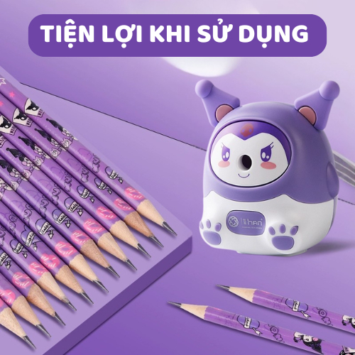 Combo Bút Gọt Tẩy Chì Dễ Thương Siêu Hot , Set Đồ Dùng Học Tập Dễ Thương Cho Bé Trải Nghiệm