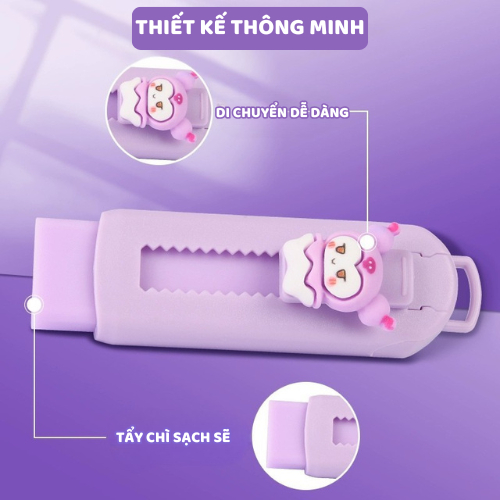 Combo Bút Gọt Tẩy Chì Dễ Thương Siêu Hot , Set Đồ Dùng Học Tập Dễ Thương Cho Bé Trải Nghiệm