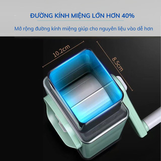 Máy thái lát rau củ đa năng dọc, máy bào sợi 4 in 1 kèm 6 lưỡi dao cao cấp