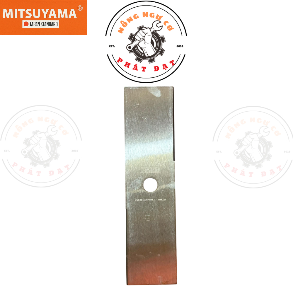 Lưỡi Dao cắt cỏ MITSUYAMA Thép Trắng, chống rỉ sét, siêu bén ,siêu bền, dày 1.8mm