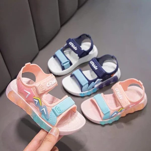 Giày quai dán sandal đế trong cho bé trai bé gái đi học, đi chơi chống nước siêu tiện lợi