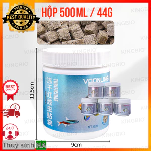 Trùng Chỉ Đông Khô Voonline Dạng Viên – Thức Ăn Dinh Dưỡng Cho Cá Cảnh