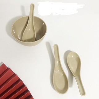 Thìa súp phíp  Muỗng phở nhựa Việt Nhật cao cấp cho nhà hàng, khách sạn, Thìa ăn cơm,cháo 2856