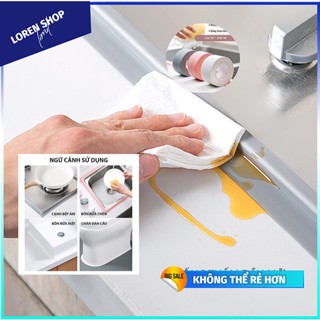 [ XẢ HÀNG- SIÊU RẺ ]-Băng Keo PVC Chống nước Dán Viền Bếp Băng Dính Dán Mép Tường Chống Ẩm Mốc
