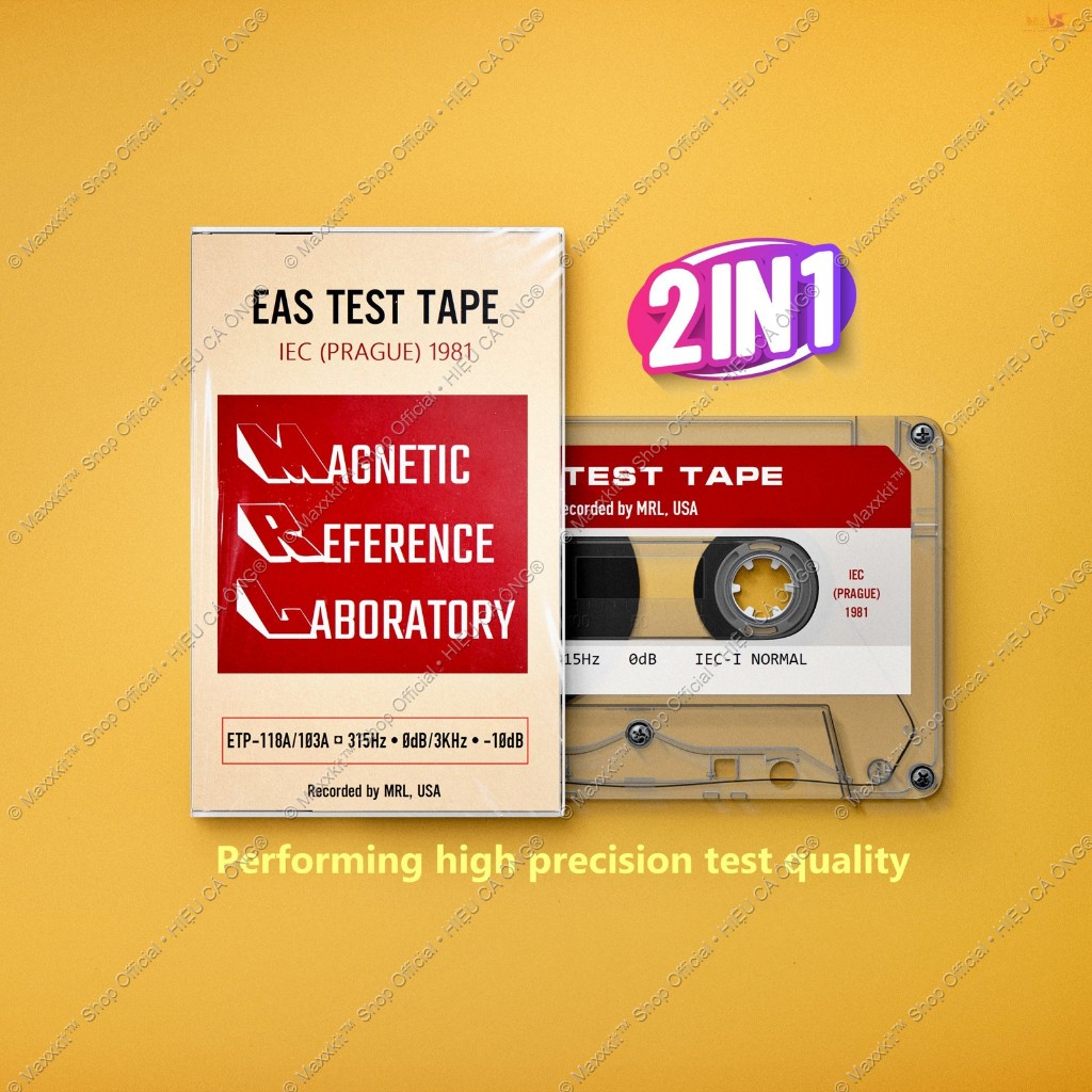 Băng cassette kiểm định EAS TEST TAPE - 315Hz - 3000Hz / 3Khz ...