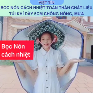 Cách nhiệt toàn thân, bao cách nhiệt bọc nón chống nóng làm mát che mưa loại 1 dày đẹp